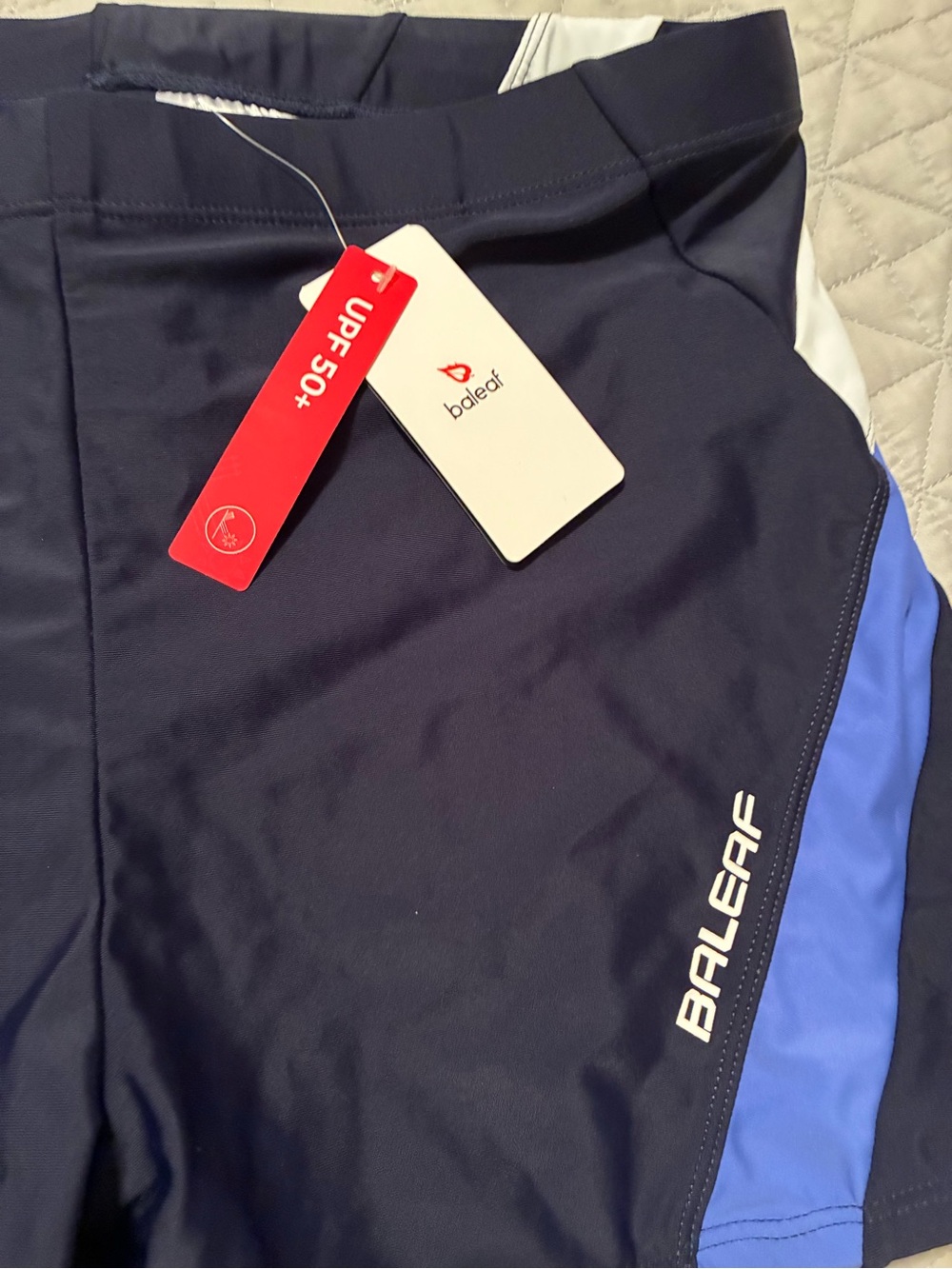 Bicycle BALEAF Size XL UPF 50+ Cycle Exercise Stretch Shorts Blue NWT Pickleball